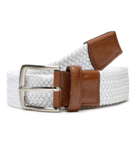 Elastic white belt